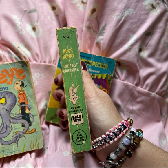 SOLD 3 Vintage Little Big Books Bugs Bunny, Woody Woodpecker, Popeye Looney - Picture 5 of 10